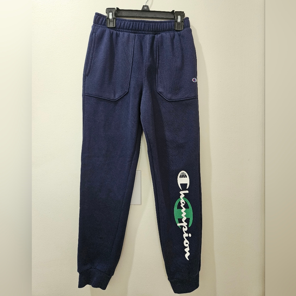 Excellent, Never Worn, Champion Sweatpants, Navy, Size 10-12 (M)